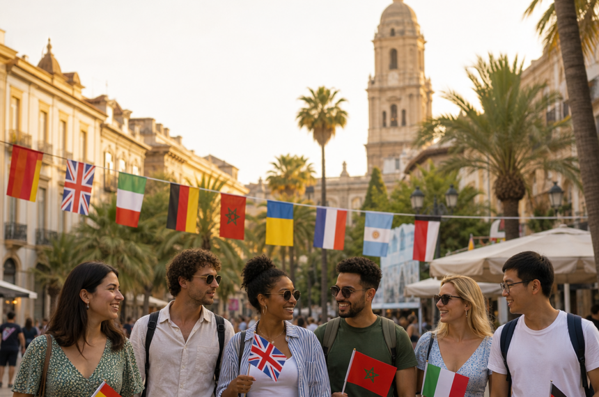 are foreigners welcome in malaga